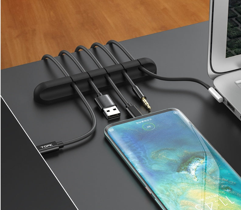 Silicone USB Cable Organizer Management