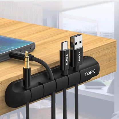 Silicone USB Cable Organizer Management