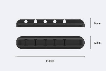 Silicone USB Cable Organizer Management